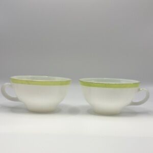 Vintage Pyrex Milk Glass Cups
